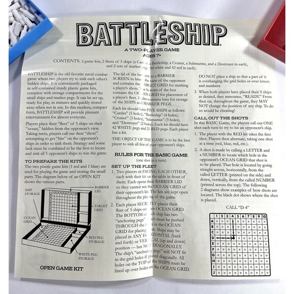 Retro Series Battleship Game Retro Series 1967 Edition 2015 Complete - Picture 5 of 16